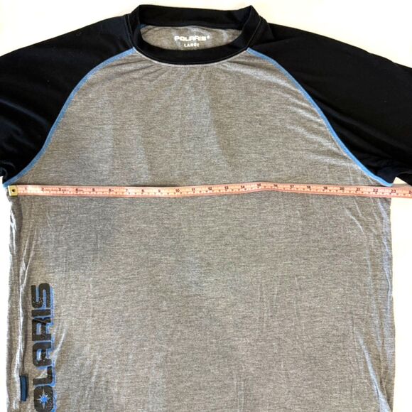 Polaris Men's Gray and Black T-Shirt - Size Large - Picture 6 of 7